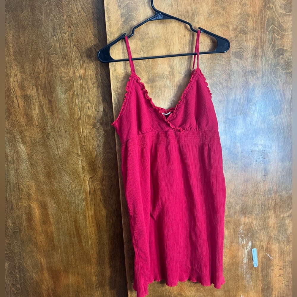No Boundaries Juniors XLRed Sleeveless Dress Fairycore Y2K‎ Coquette whimsical